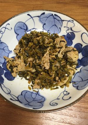 豚高菜-レシピのメイン写真