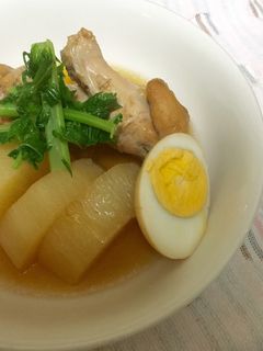 鶏手羽元と大根の煮物-レシピのメイン写真