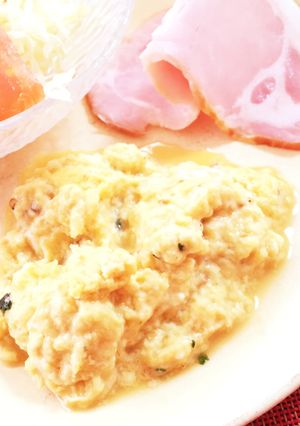 好みのふりかけで♡スクランブルエッグ-レシピのメイン写真