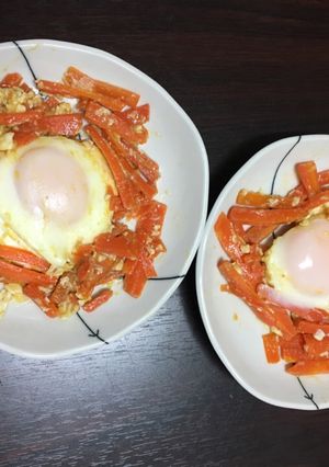 にんじん味噌玉子-レシピのメイン写真