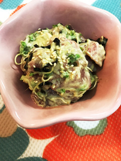 マグロとアボカドの簡単おつまみ♪♪-レシピのメイン写真