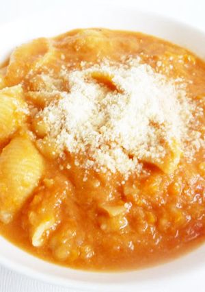 ひよこ豆のパスタ　パスタ・エ・チェーチ-レシピのメイン写真