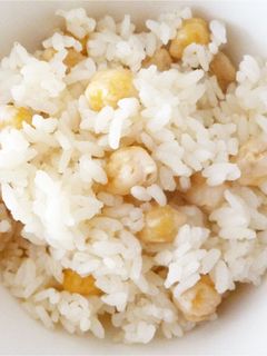 ひよこ豆の炊き込みご飯-レシピのメイン写真