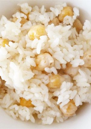 ひよこ豆の炊き込みご飯-レシピのメイン写真