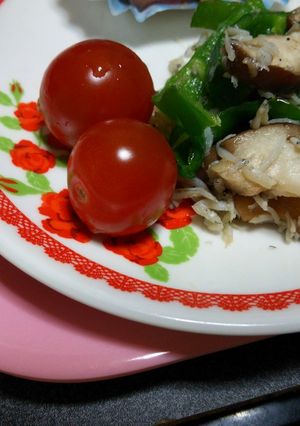 白だしで！ピーマンとしいたけじゃこ炒め♪-レシピのメイン写真