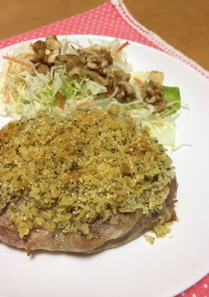 鶏のパン粉ハーブ焼き-レシピのメイン写真