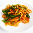 コチュジャン味のスパイシー焼きうどん