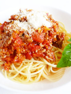 お肉たっぷり 手作りミートソースパスタ-レシピのメイン写真