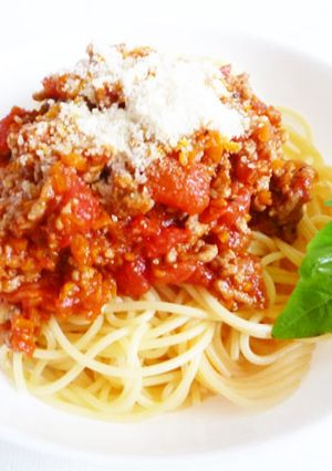 お肉たっぷり　手作りミートソースパスタ-レシピのメイン写真