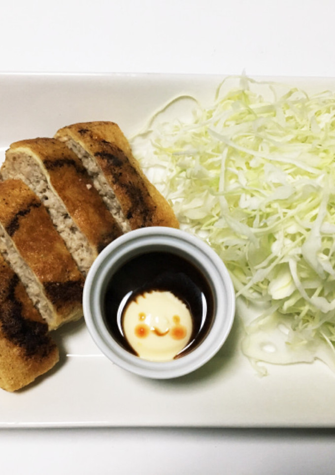 揚げない油揚でとんかつ風-レシピのメイン写真