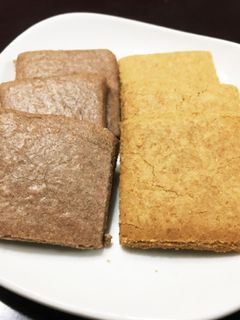 サクサク♪米粉クッキー【こし餡&きな粉】-レシピのメイン写真