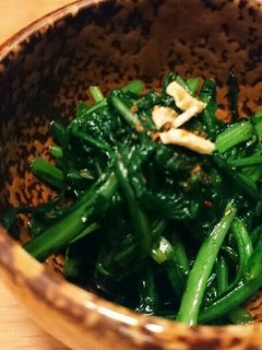 春菊大量消費!簡単‼春菊の七味炒め♪-レシピのメイン写真