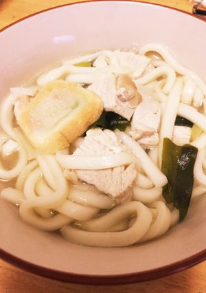 簡単白だし鶏うどん-レシピのメイン写真