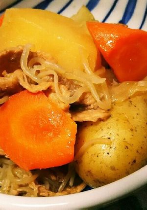 新じゃがホクホク♥フライパンで肉じゃが-レシピのメイン写真