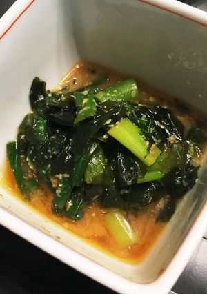 分葱とワカメのヌタ-レシピのメイン写真