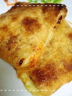 油揚げのキムチーズ焼き♡-レシピのメイン写真