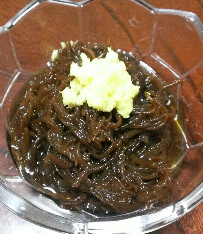 もずく✿ ごま油めんつゆ-レシピのメイン写真