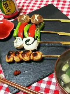 ササミの大葉巻き焼き鳥♡-レシピのメイン写真