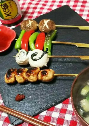 ササミの大葉巻き焼き鳥♡-レシピのメイン写真