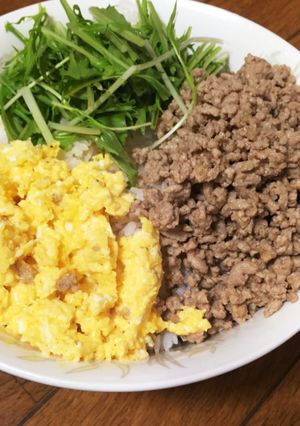 3色丼-レシピのメイン写真
