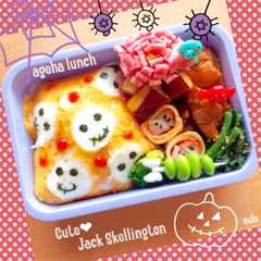 รูปของ 水玉オムライス★ジャック キャラ弁