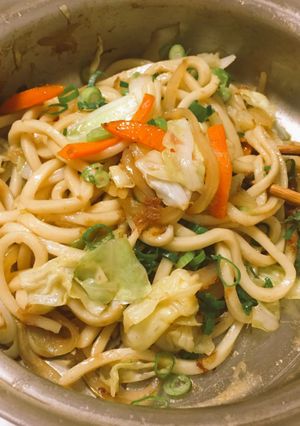 焼うどん-QC使用--レシピのメイン写真
