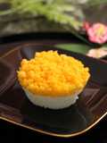 簡単お節！錦たまご　お節に花をどうぞ