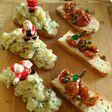 飾りで簡単にクリスマストースト