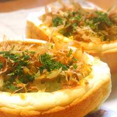 รูปของ はんぺんで簡単お好み焼き風ポケットサンド
