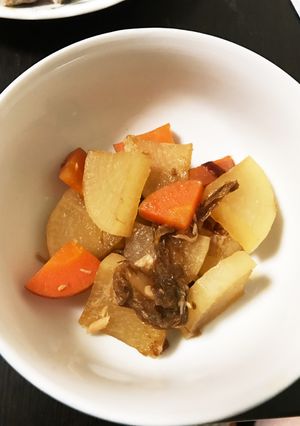 大根と人参の煮物-レシピのメイン写真