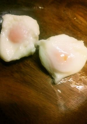 簡単！キッチンタオルDEポーチドエッグ♪-レシピのメイン写真