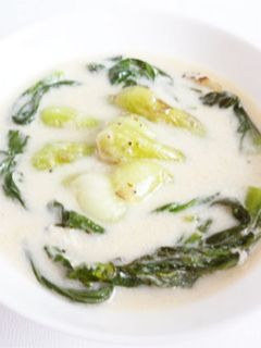 チンゲン菜のクリーム煮-レシピのメイン写真