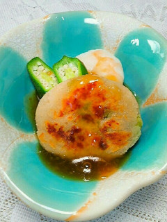 蓮根だんご柚子茶あんかけ-レシピのメイン写真