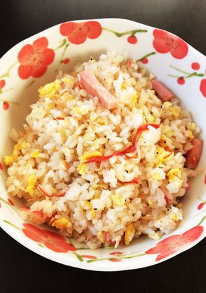 カニカマベーコンの炒飯-レシピのメイン写真