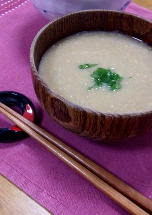 とろとろあったか蓮根味噌汁-レシピのメイン写真