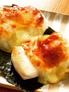 カンペキ朝食♡簡単香ばしチーズのり餅-レシピのメイン写真