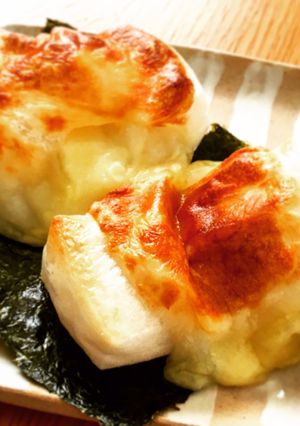 カンペキ朝食♡簡単香ばしチーズのり餅-レシピのメイン写真