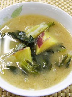 学校給食 地場野菜の味噌汁-レシピのメイン写真