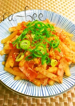 白飯の供♡大根とベーコンの中華風きんぴら-レシピのメイン写真
