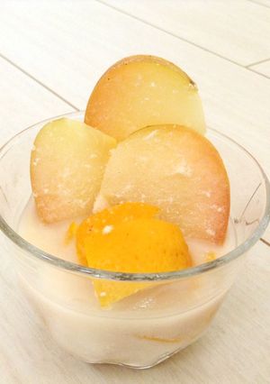 ぽかぽか♪りんご、ゆず、酒粕でコンポート-レシピのメイン写真
