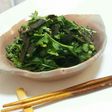 春菊と海苔の胡麻油サラダ