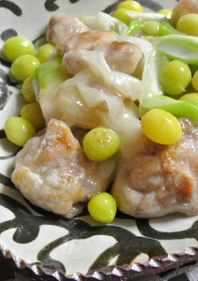 鶏肉とぎんなんの中華風炒め☆-レシピのメイン写真