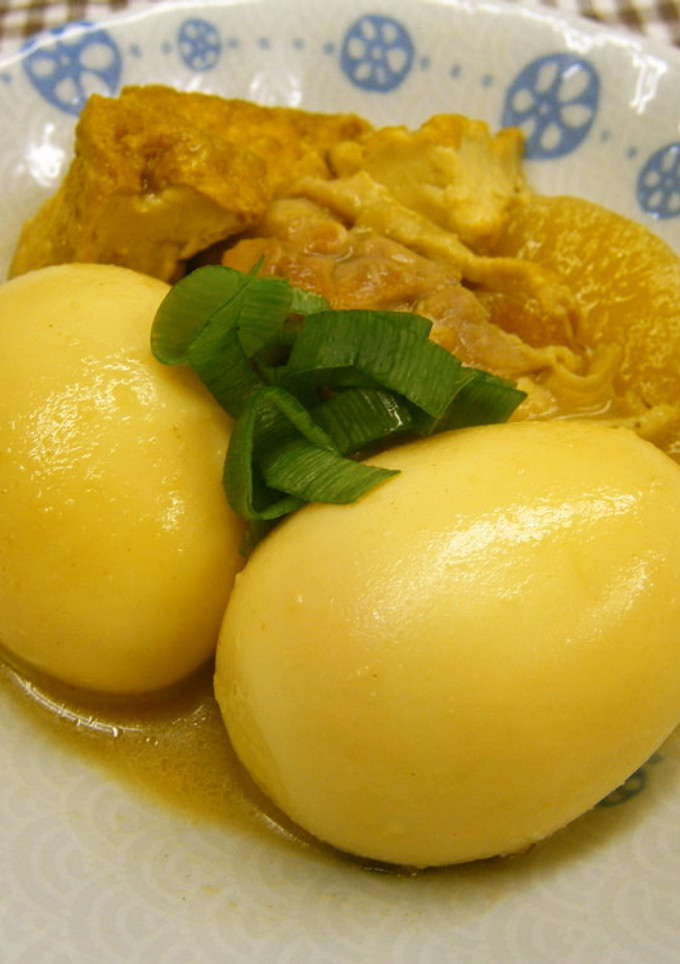 鶏肉とたまごと大根と厚揚げ豆腐の味噌煮-レシピのメイン写真