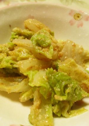 白菜のピーナッツ胡麻和え(=^・^=)-レシピのメイン写真