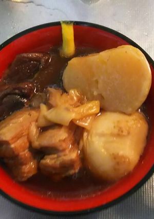 豚の角煮野菜添え-レシピのメイン写真