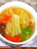 白菜の中華スープ★春雨を入れてヘルシー♪