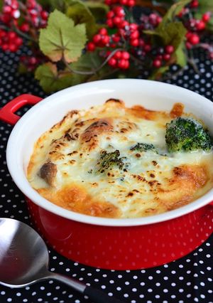 鶏むね肉ときのこのグラタン【作り置き】-レシピのメイン写真