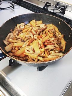 メンマとシメジとちくわの炒め煮(覚え書)-レシピのメイン写真
