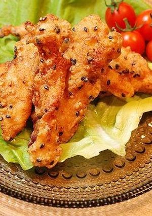 カリカリが美味しい♡ささみのセサミフライ-レシピのメイン写真