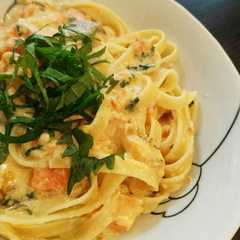 รูปของ 簡単☆鮭のトマトクリームパスタ